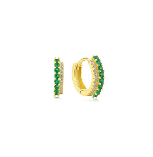 candongas con circones verdes