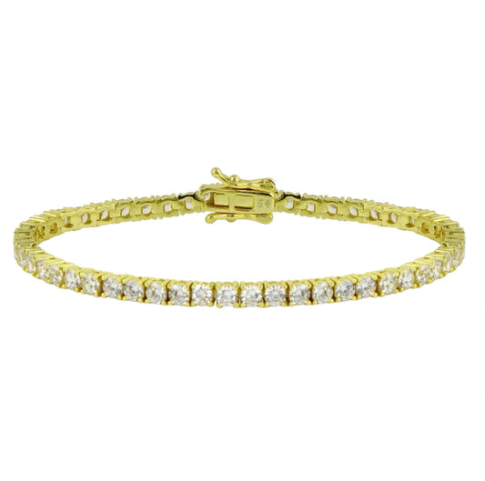 pulsera tennis en risaralda dorada