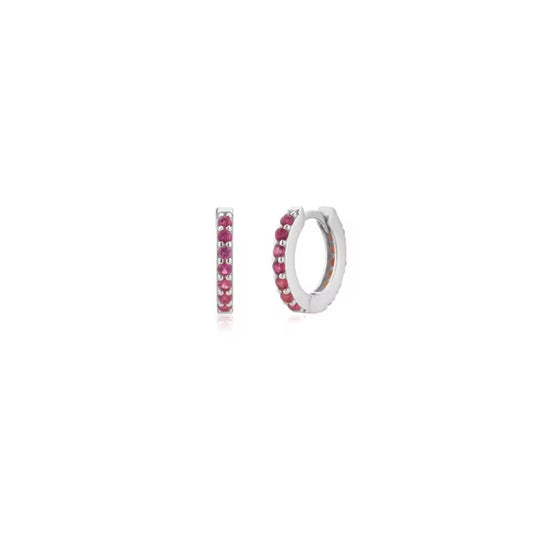 Candongas Daima Silver Hoops