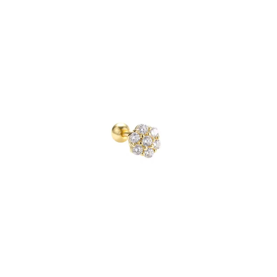 Piercing dorado clásico en plata 925 – Must Have Amalu