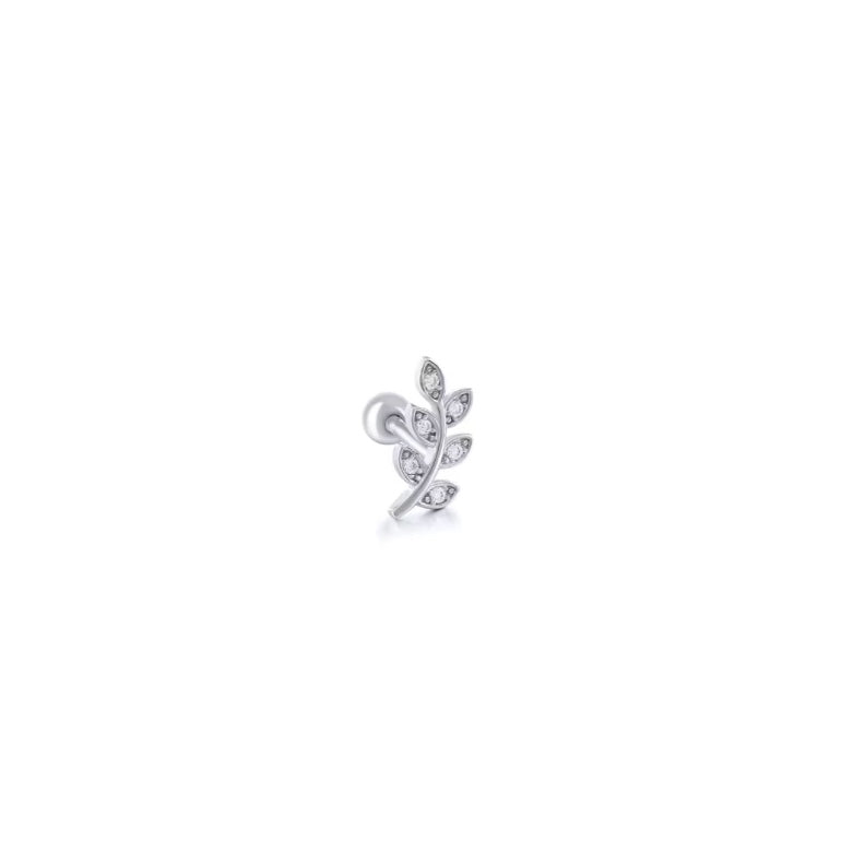 Piercing de diseño minimalista en plata 925 – Amalu