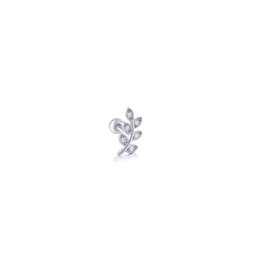 Piercing de diseño minimalista en plata 925 – Amalu
